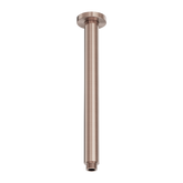 Zen Ss316L Round Nero Ceiling Arm 300Mm Length - Brushed Bronze